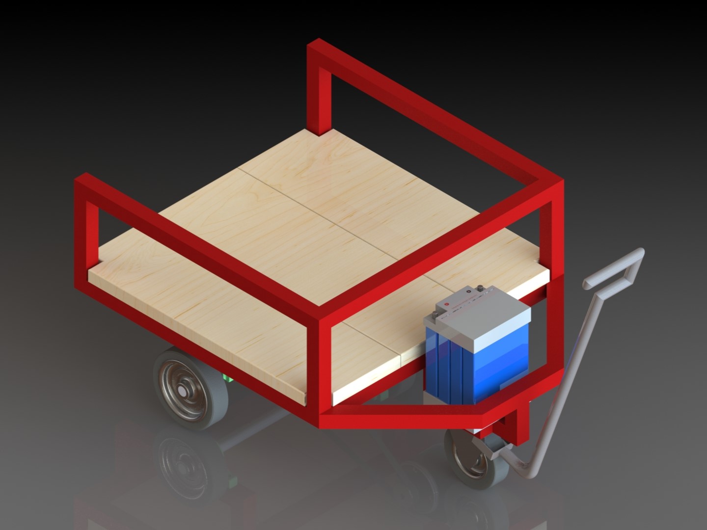 载重80公斤的电动小车